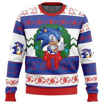 Sonic the Hedgehog Ugly Christmas Sweater, Ugly Christmas Sweater For Men Women, ShopKetharses Shop | Favorety