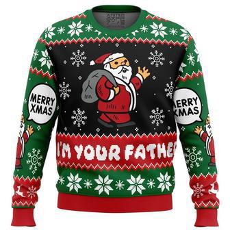 Spoiler Christmas Santa Claus Ugly Christmas Sweater, Ugly Christmas Sweater For Men Women | Favorety UK