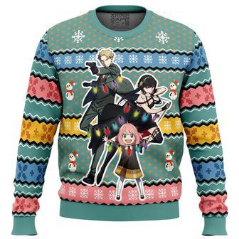 Spy Xmas Family Spy x Family Ugly Christmas Sweater, Ugly Christmas Sweater For Men Women | Favorety CA