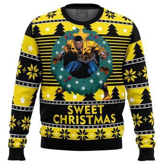 Sweet Christmas Luke Cage Ugly Christmas Sweater, Ugly Christmas Sweater For Men Women | Favorety UK