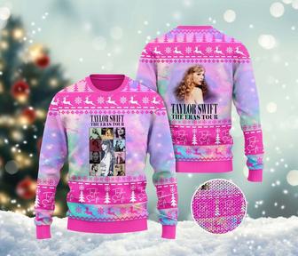 Taylor Swift Ugly Christmas Sweater, The Eras Tour 2023 Sweatshirt, Taylor Album All Over Print Sweater | Favorety