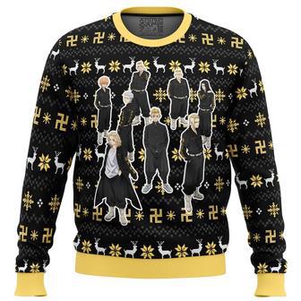 The Buddhist Symbol Tokyo Revengers Ugly Christmas Sweater, Ugly Christmas Sweater For Men Women | Favorety UK