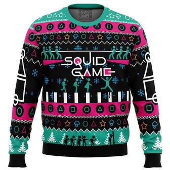 The Game is On Squid Game Christmas Sweater, Ugly Christmas Sweater For Men Women, ShopKetharses Shop | Favorety DE