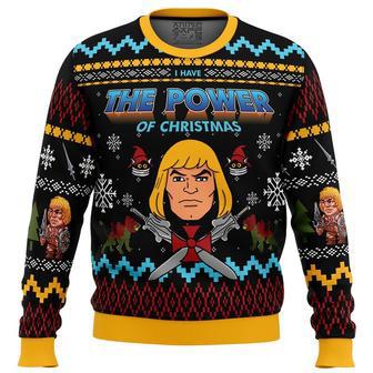 The Good Power of Christmas He-Man Ugly Christmas Sweater, Ugly Christmas Sweater For Men Women | Favorety UK