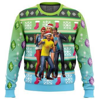 The Sims Ugly Christmas Sweater, Ugly Christmas Sweater For Men Women, ShopKetharses Shop | Favorety CA