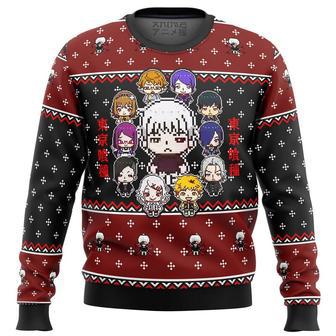 Tokyo Ghoul Sprites Ugly Christmas Sweater, Ugly Christmas Sweater For Men Women, ShopKetharses Shop | Favorety