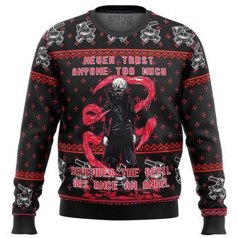 Tokyo Ghoul Trust Ugly Christmas Sweater, Ugly Christmas Sweater For Men Women, ShopKetharses Shop | Favorety