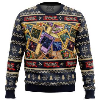 Trading Cards Yugioh Ugly Christmas Sweater, Ugly Christmas Sweater For Men Women, ShopKetharses Shop | Favorety CA