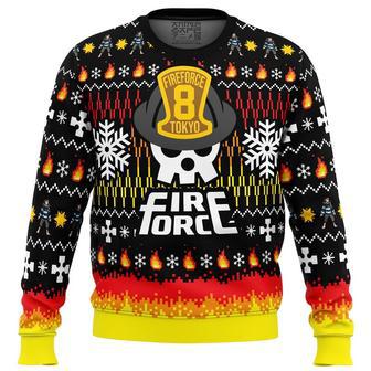 We Didn't Start the Fire this Christmas Fire Force Ugly Christmas Sweater, Ugly Christmas Sweater For Men Women | Favorety CA