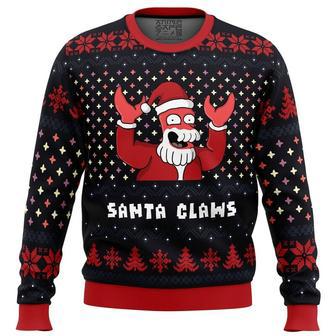 Xmas Ugly sweater Santa Claws Zoidberg Futurama Ugly Christmas Sweater, Ugly Christmas Sweater For Men Women | Favorety AU