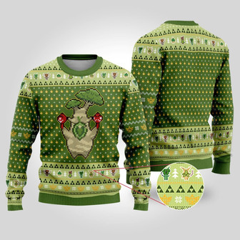 Zelda Korok Ugly Christmas Sweater, Legend of Zelda Ugly Sweatshirt, Xmas Sweater, Christmas Sweater - Thegiftio UK