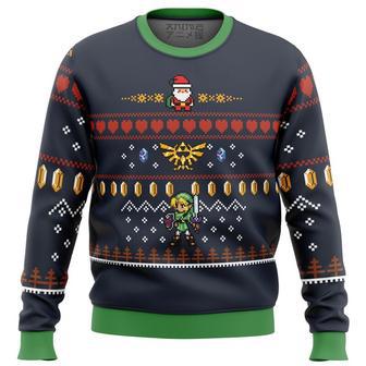 Zelda Santa Link Ugly Christmas Sweater, Ugly Christmas Sweater For Men Women, ShopKetharses Shop | Favorety AU