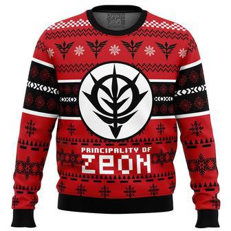 Zeon The Gundam Ugly Christmas Sweater, Ugly Christmas Sweater For Men Women, ShopKetharses Shop | Favorety UK