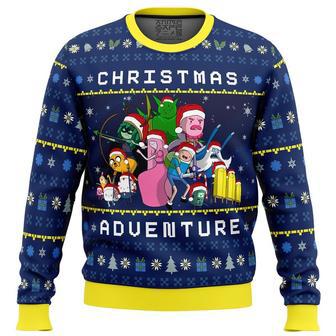 Adventure Time Christmas Quest Ugly Christmas Sweater, Ugly Christmas Sweater For Men Women | Favorety DE