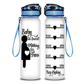 Baby Onboard Drinking For Two Hydro Tracking Bottle | Seseable CA