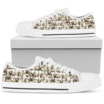Balinese Cat Mom Licence Plate Low Top Canvas Shoes - Monsterry