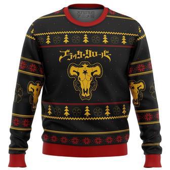 Black Clover Bulls Ugly Christmas Sweater, Ugly Christmas Sweater For Men Women, ShopKetharses Shop | Favorety CA