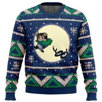 Bojji and Kage Full Moon Ranking of Kings Ugly Christmas Sweater, Ugly Christmas Sweater For Men Women | Favorety DE