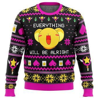 CARDCAPTOR SAKURA HAPPY Ugly Christmas Sweater, Ugly Christmas Sweater For Men Women | Favorety UK