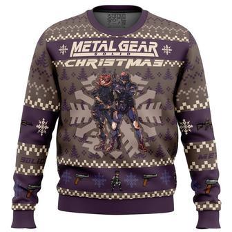 Christmas Metal Gear Solid Ugly Christmas Sweater, Ugly Christmas Sweater For Men Women | Favorety