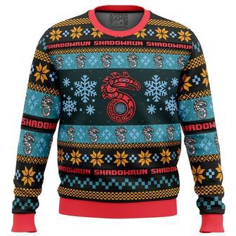 Christmas Shadowrun Board Games Ugly Christmas Sweater, Ugly Christmas Sweater For Men Women | Favorety