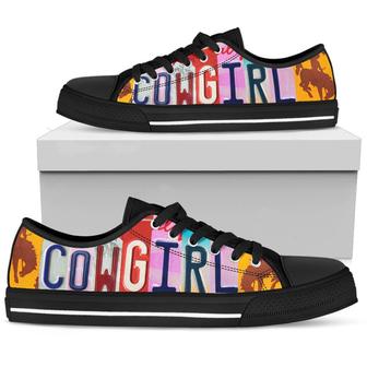 Cowgirl Black Low Top Shoes - Monsterry UK