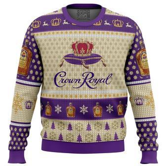 Crown Royal Whiskey Ugly Christmas Sweater, Ugly Christmas Sweater For Men Women, ShopKetharses Shop | Favorety CA