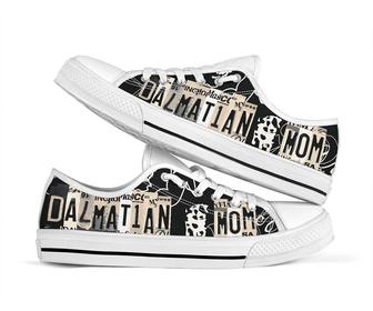 Dalmatian Mom Low Top Shoes - Monsterry