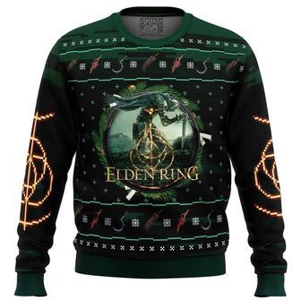 Elden Ring v2 Ugly Christmas Sweater, Ugly Christmas Sweater For Men Women, ShopKetharses Shop | Favorety CA