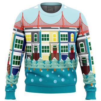 Everywhere Full House Ugly Christmas Sweater, Ugly Christmas Sweater For Men Women | Favorety