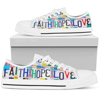 Faith Hope Love Low Top - Monsterry CA