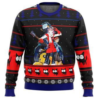 FLCL Poster Ugly Christmas Sweater, Ugly Christmas Sweater For Men Women, ShopKetharses Shop | Favorety UK