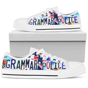 Grammar Police Low top Shoes - Monsterry