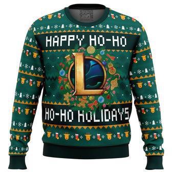 Happy Ho-Ho-Ho Holidays League of Legends Ugly Christmas Sweater, Ugly Christmas Sweater For Men Women | Favorety DE