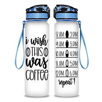 I Wish This Was Coffee Hydro Tracking Bottle | Seseable CA