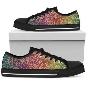 In The Sky Women's Low Top Shoes - Monsterry