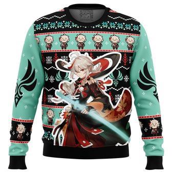 Kazuha Genshin Impact Ugly Christmas Sweater, Ugly Christmas Sweater For Men Women | Favorety DE