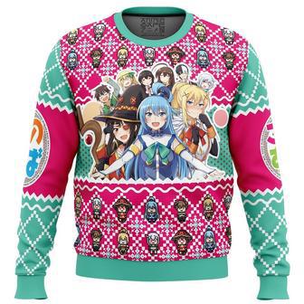 KonoSuba Ugly Christmas Sweater, Ugly Christmas Sweater For Men Women, ShopKetharses Shop | Favorety CA