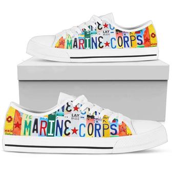 Marine Corp Low Top Shoes - Monsterry