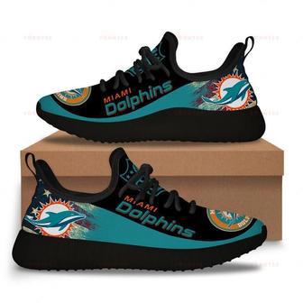 Miami Reze Shoes Dolphins Flag Grunge Reze Shoe Reze Shoes Canvas Shoes Running Shoes | Favorety UK