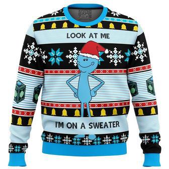 Mr. Meeseeks Ugly Christmas Sweater, Ugly Christmas Sweater For Men Women, ShopKetharses Shop | Favorety CA