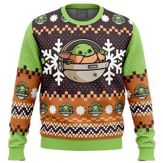 New Baby Yoda Star Wars Ugly Christmas Sweater, Ugly Christmas Sweater For Men Women | Favorety UK