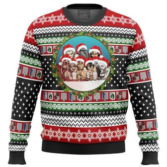 Nine Titans Attack on Titan Ugly Christmas Sweater, Ugly Christmas Sweater For Men Women | Favorety