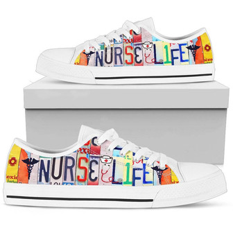 Nurse Life Low Top Shoes - Monsterry
