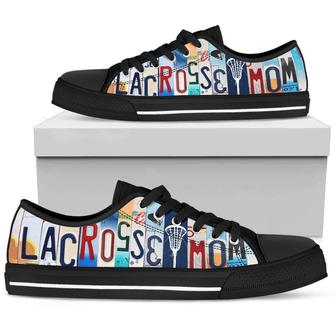 Proud Lacrosse Mom Low Top Shoes - Monsterry AU