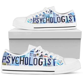 Psychologist Low Top Shoes - Monsterry CA