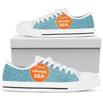SEA Women's Low Top Canvas Shoes White - Monsterry AU