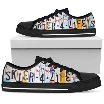 Skier For Life Low Top - Monsterry