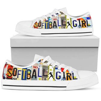 Softball Girl Low Top - Monsterry