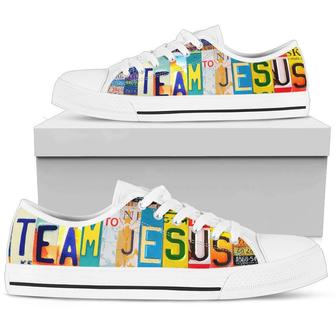 Team Jesus Low Top Shoes - Monsterry